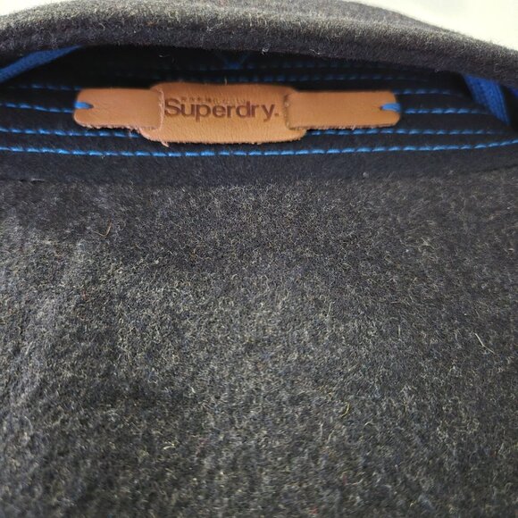 Superdry wool coat Size L - Picture 3 of 11